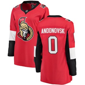 Women's Ottawa Senators Matthew Andonovski Fanatics Branded Breakaway Home Jersey - Red