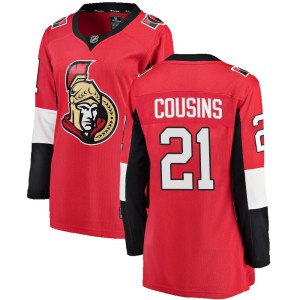 Women's Ottawa Senators Nick Cousins Fanatics Branded Breakaway Home Jersey - Red