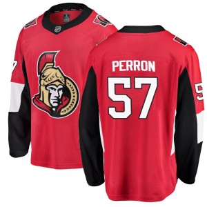 Youth Ottawa Senators David Perron Fanatics Branded Breakaway Home Jersey - Red