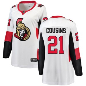 Women's Ottawa Senators Nick Cousins Fanatics Branded Breakaway Away Jersey - White