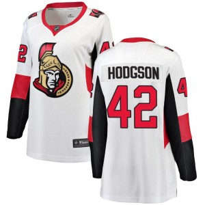 Women's Ottawa Senators Hayden Hodgson Fanatics Branded Breakaway Away Jersey - White