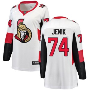 Women's Ottawa Senators Jan Jenik Fanatics Branded Breakaway Away Jersey - White