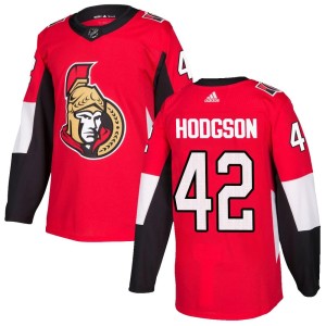 Youth Ottawa Senators Hayden Hodgson Adidas Authentic Home Jersey - Red