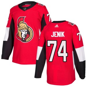 Youth Ottawa Senators Jan Jenik Adidas Authentic Home Jersey - Red