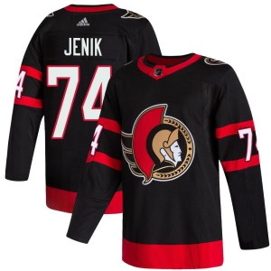 Youth Ottawa Senators Jan Jenik Adidas Authentic 2020/21 Home Jersey - Black